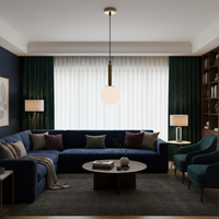 PENDANT LIGHT-PEN154 BRASS