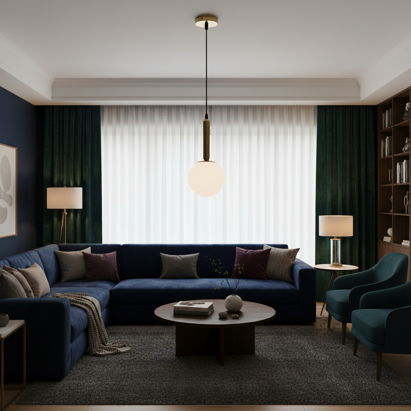 PENDANT LIGHT-PEN154 BRASS