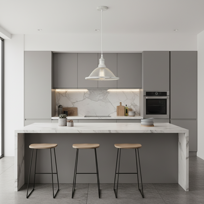 PENDANT LIGHT-PEN203 FRENCH WHITE