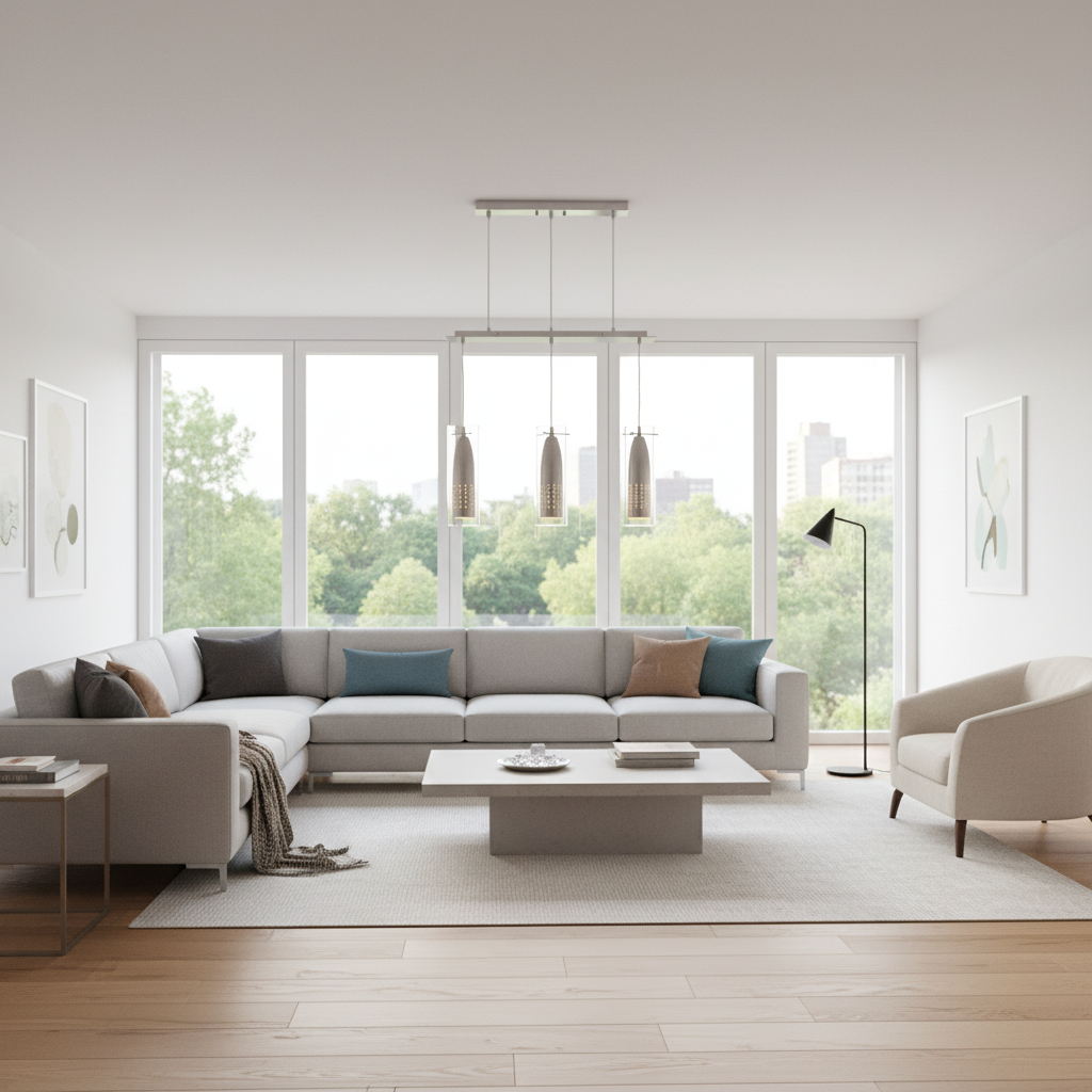 PENDANT LIGHT-PEN2299/3 SATIN