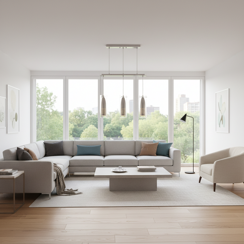 PENDANT LIGHT-PEN2299/3 SATIN