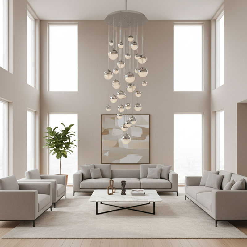 PENDANT LIGHT-PEN248/32 CHROME