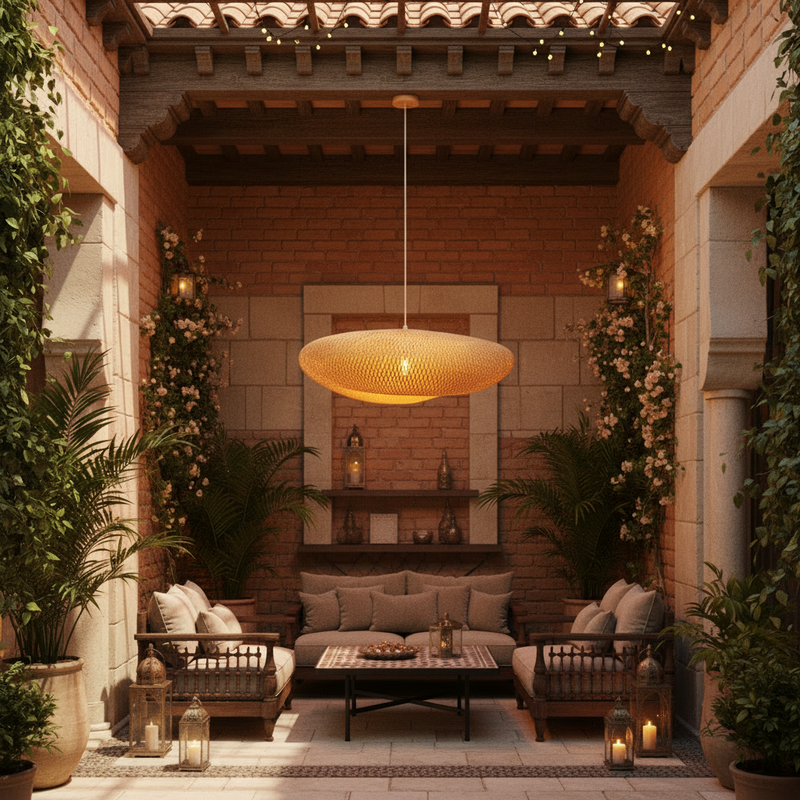 PENDANT LIGHT-PEN260 NATURAL