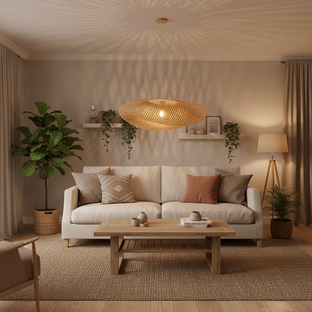 PENDANT LIGHT-PEN260 NATURAL