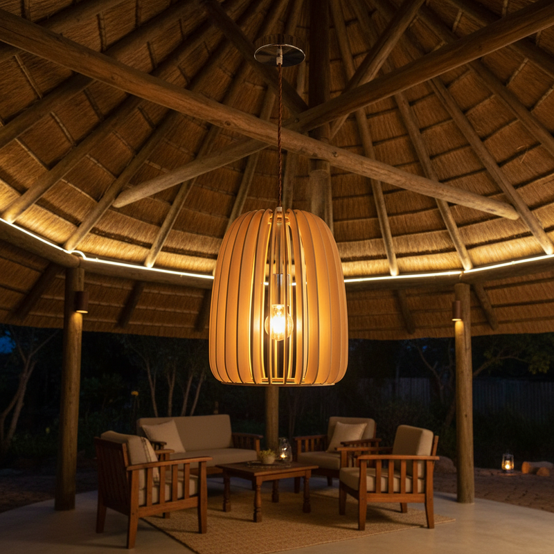 PENDANT LIGHT-PEN445 WOOD