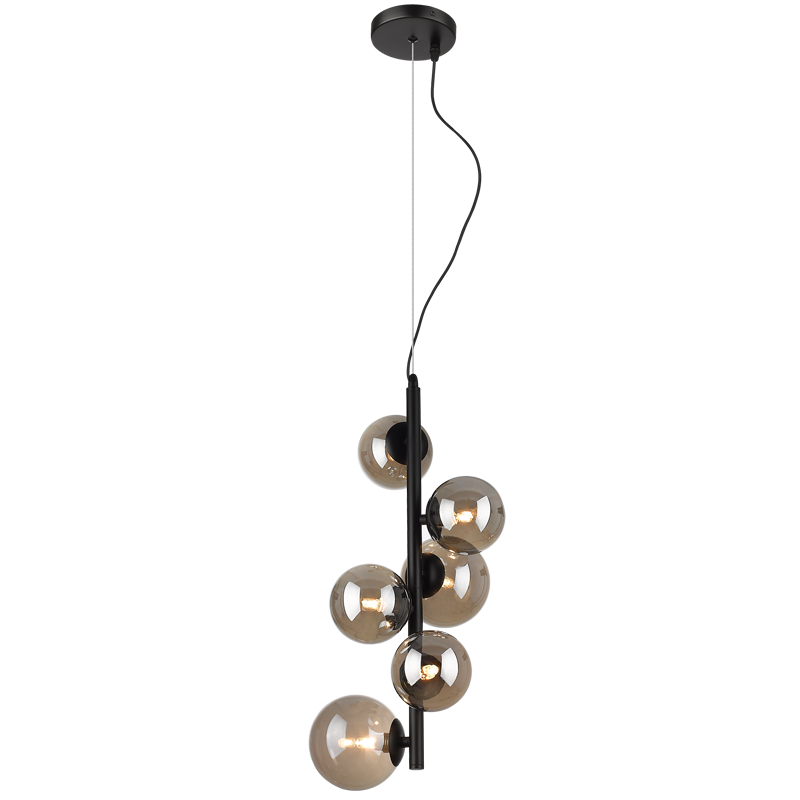 PENDANT LIGHT-PEN470/6 MATT BLACK