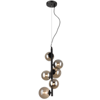 PENDANT LIGHT-PEN470/6 MATT BLACK