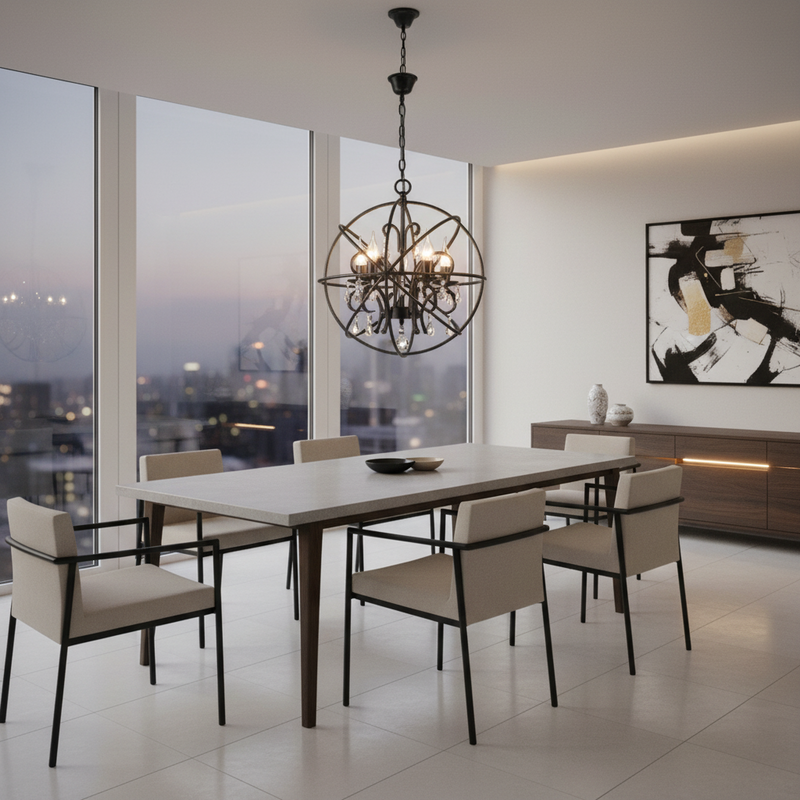 PENDANT LIGHT-PEN529/5 BLACK