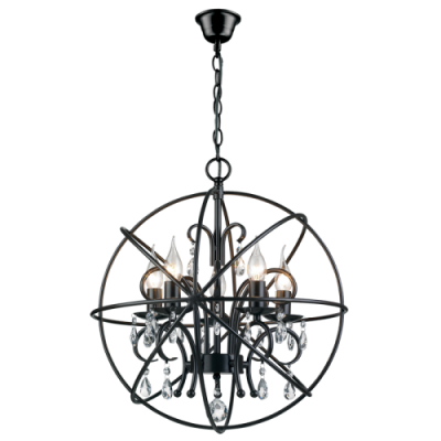 PENDANT LIGHT-PEN529/5 BLACK