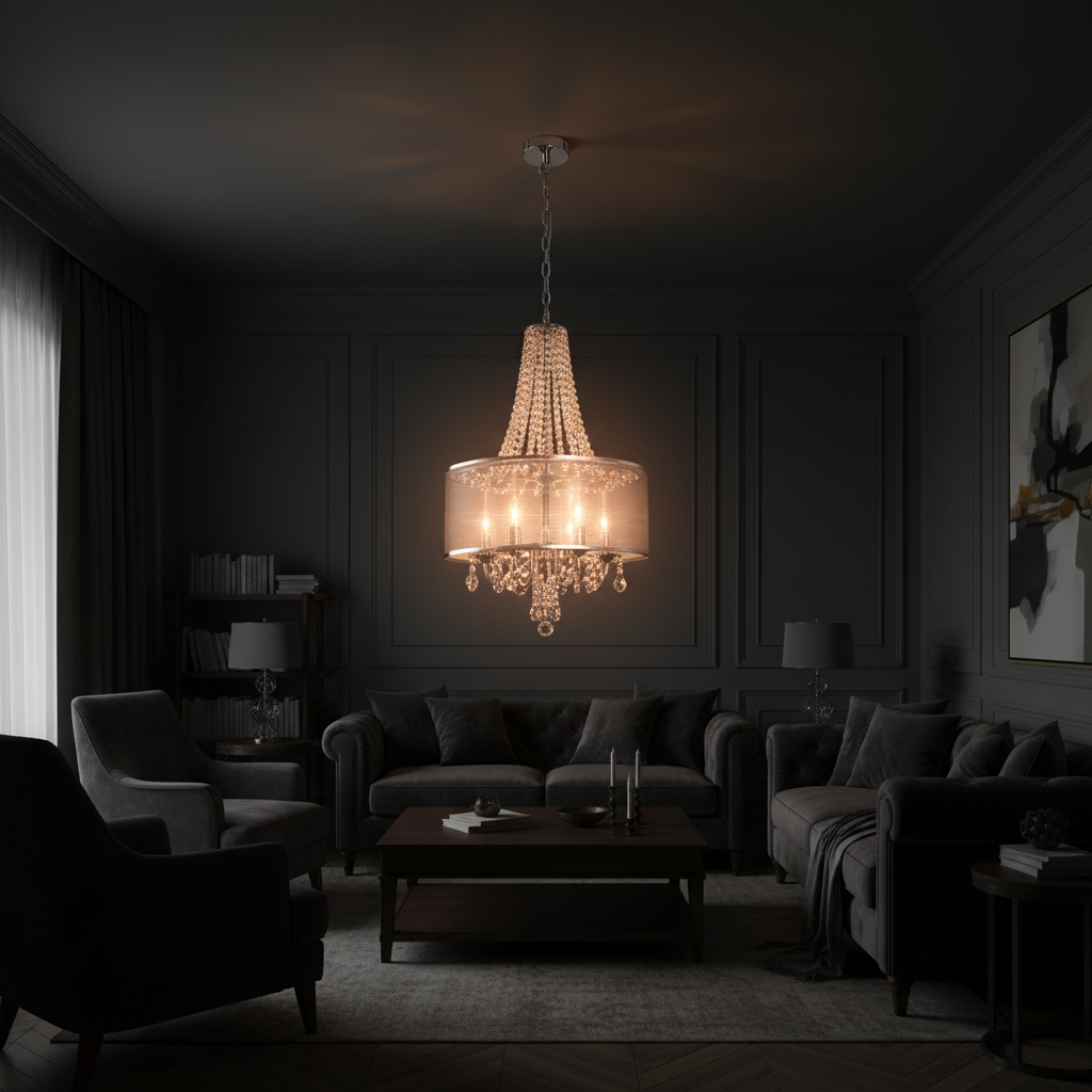 PENDANT LIGHT-PEN549 CRYSTAL