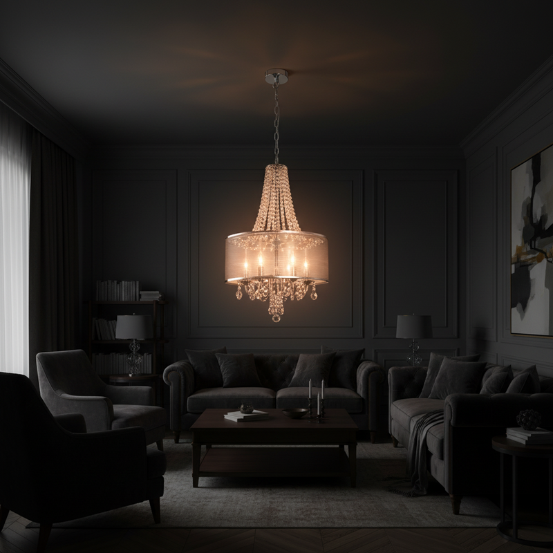 PENDANT LIGHT-PEN549 CRYSTAL