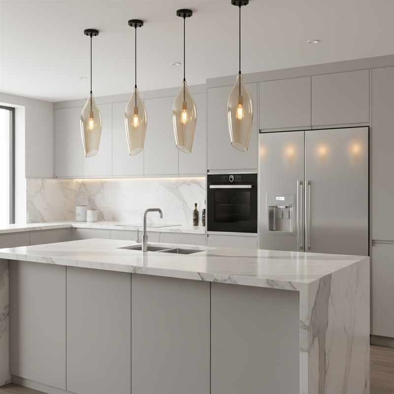 PENDANT LIGHT-PEN572/1 GLASS