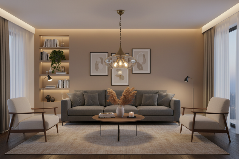 PENDANT LIGHT-PEN603 COGNAC