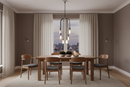PENDANT LIGHT-PEN621/6 CHROME/BLACK