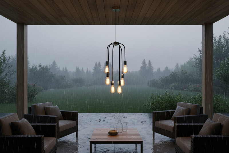 PENDANT LIGHT-PEN621/6 CHROME/BLACK