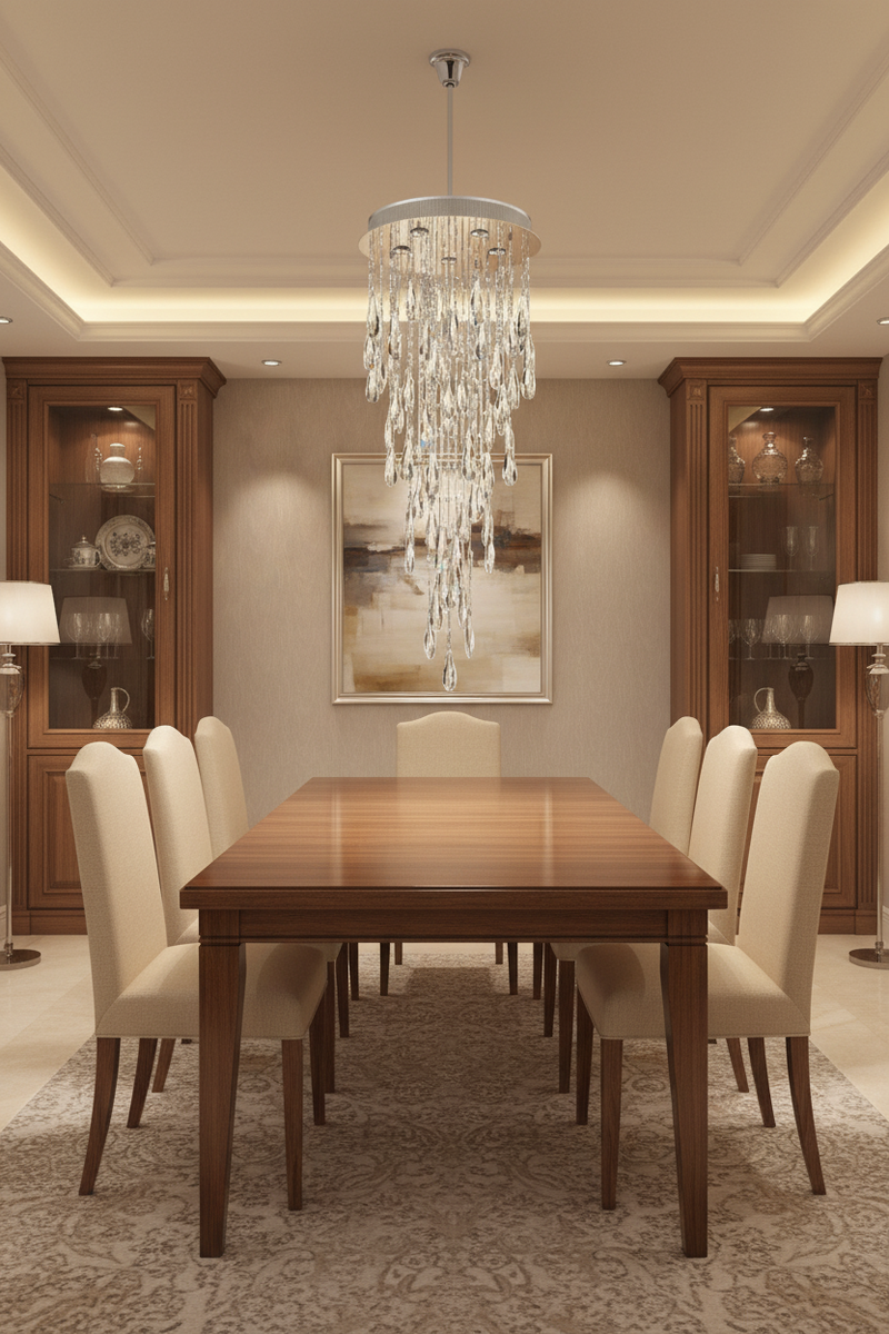 PENDANT LIGHT-PEN628/5 CRYSTAL