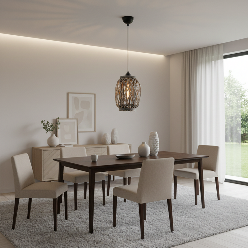 PENDANT LIGHT-PEN641 RATTAN