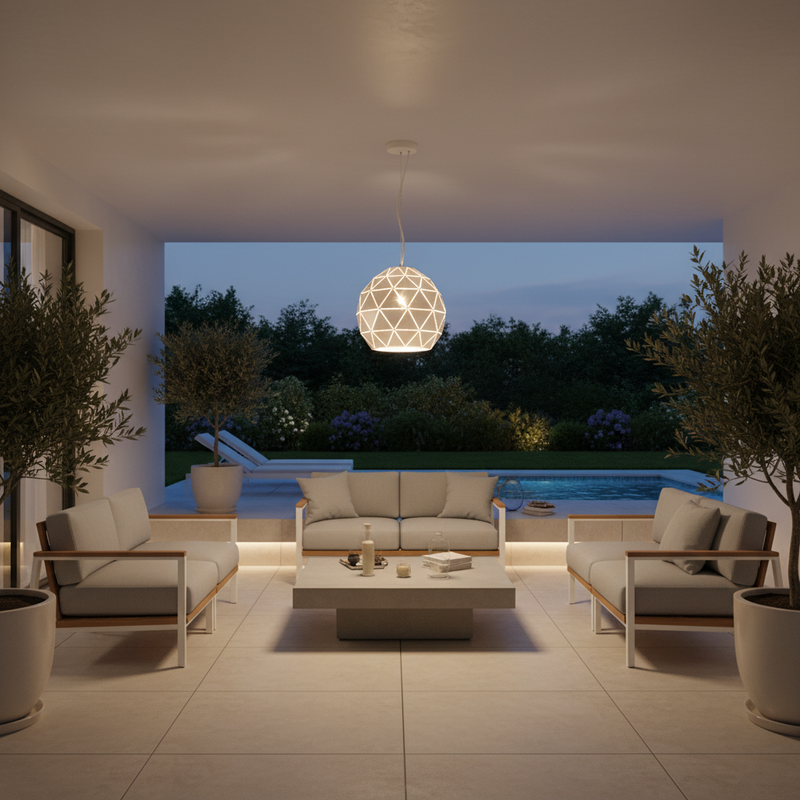 PENDANT LIGHT-PEN693 WHITE