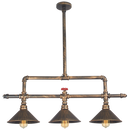 PENDANT LIGHT-PEN726/3 BLACK GOLD
