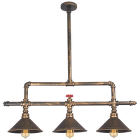 PENDANT LIGHT-PEN726/3 BLACK GOLD