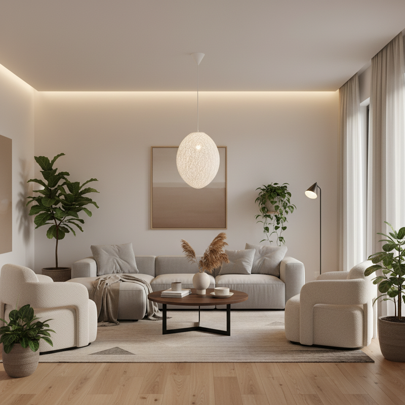PENDANT LIGHT-PEN771 WHITE