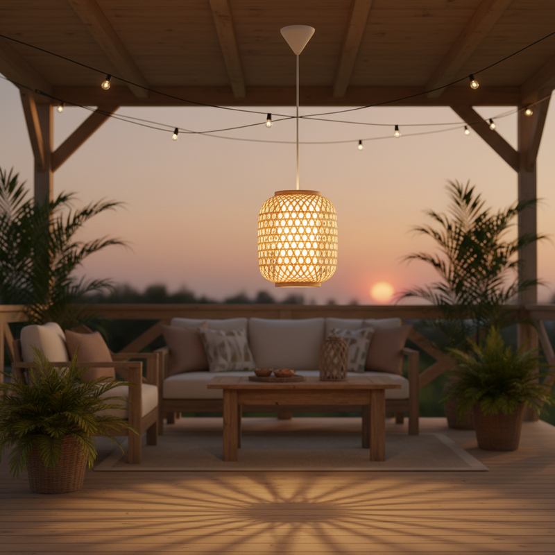 PENDANT LIGHT-PEN774 NATURAL