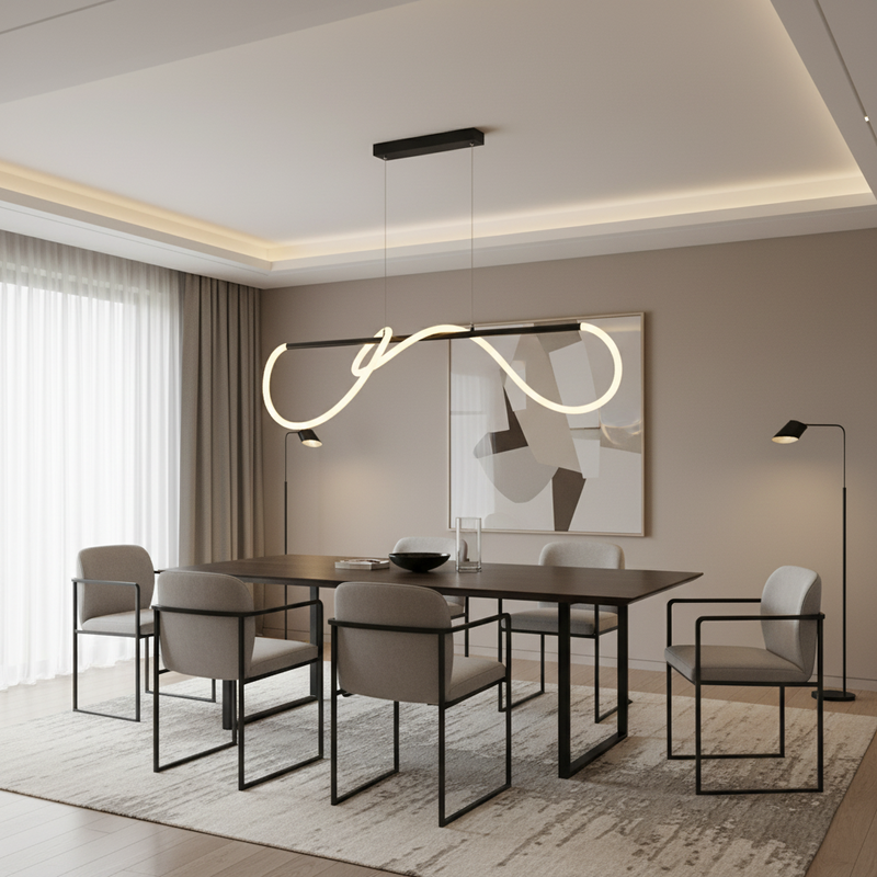 PENDANT LIGHT-PEN816 MATT BLACK