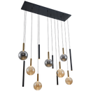 PENDANT LIGHT-PEN823/12 BK/GD