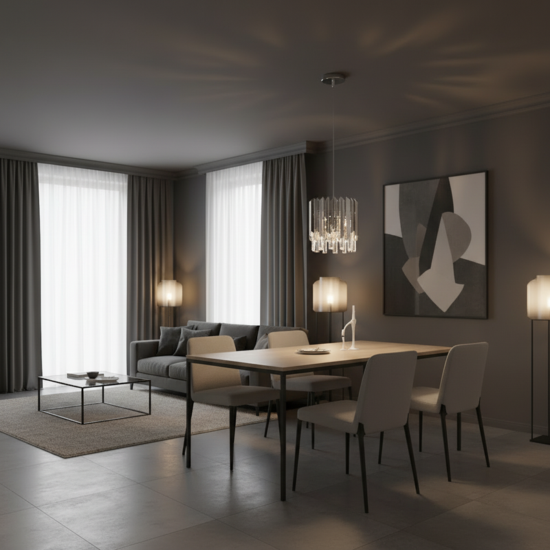 PENDANT LIGHT-PEN841 CHROME