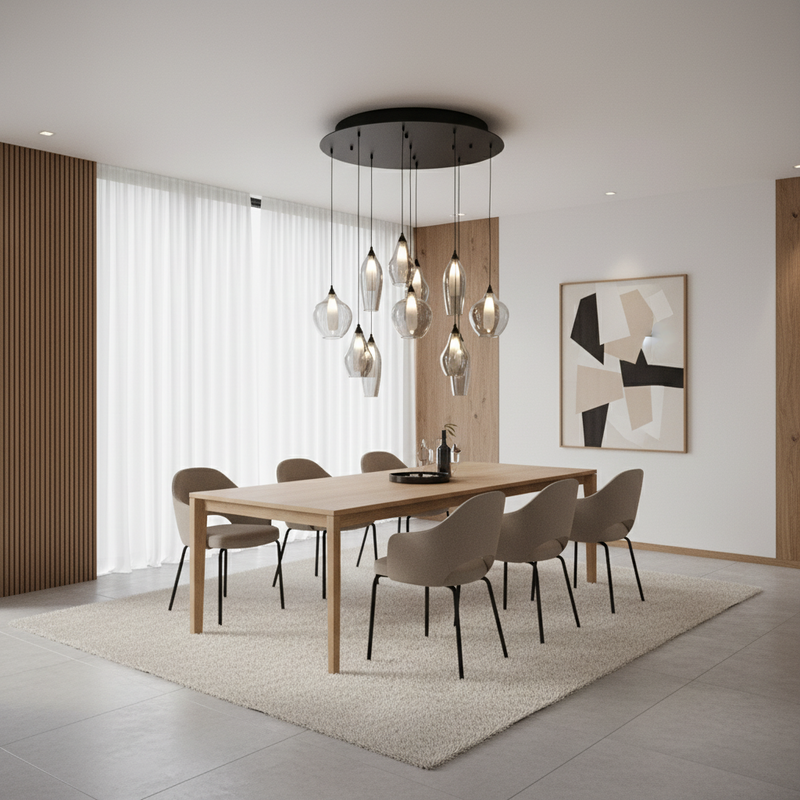 PENDANT LIGHT-PEN847/11 SMOKE