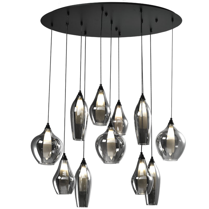 PENDANT LIGHT-PEN847/11 SMOKE