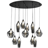 PENDANT LIGHT-PEN847/11 SMOKE