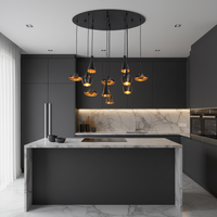 PENDANT LIGHT-PEN851/11 BLACK/GOLD