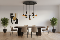 PENDANT LIGHT-PEN851/11 BLACK/GOLD