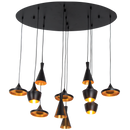 PENDANT LIGHT-PEN851/11 BLACK/GOLD