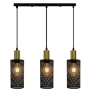 PENDANT LIGHT-PEN874/3 BK/GD
