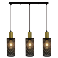PENDANT LIGHT-PEN874/3 BK/GD