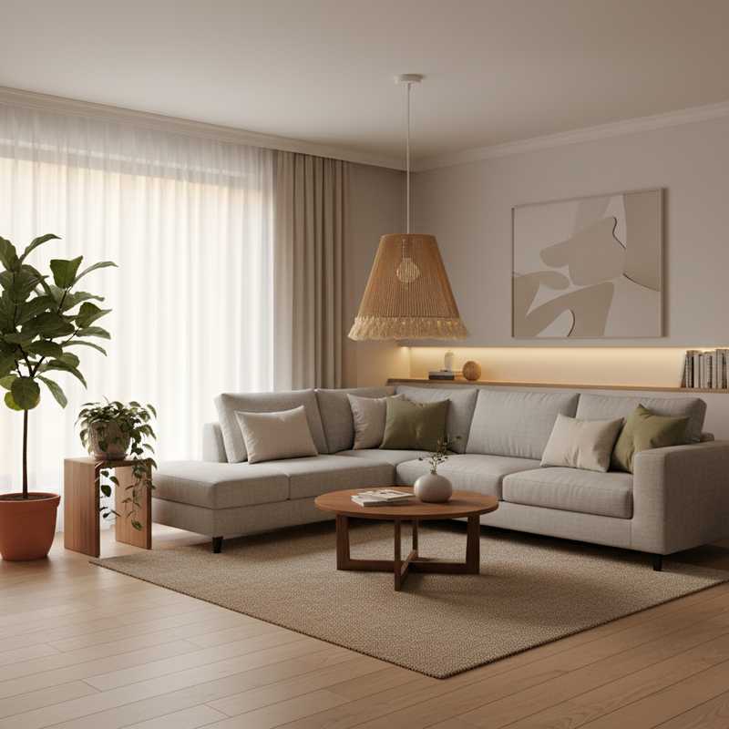 PENDANT LIGHT-OEN883 NATURAL
