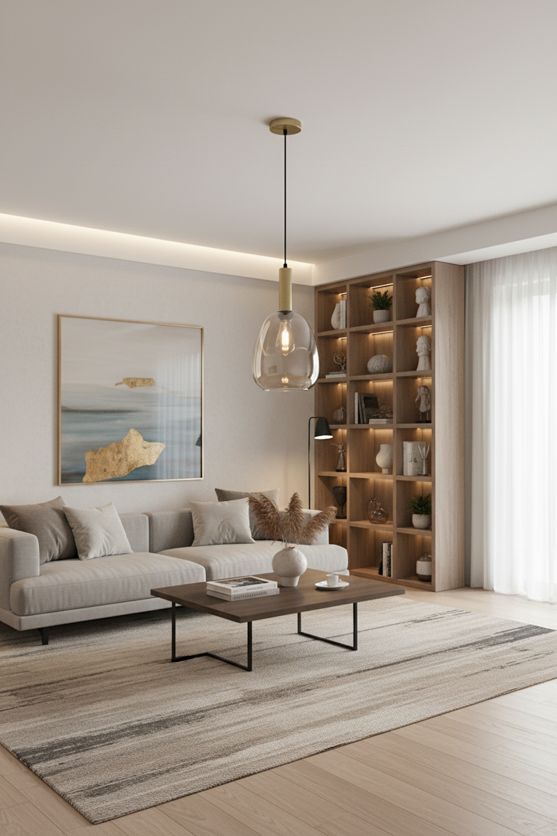 PENDANT LIGHT-PEN891 CHAMPAGNE