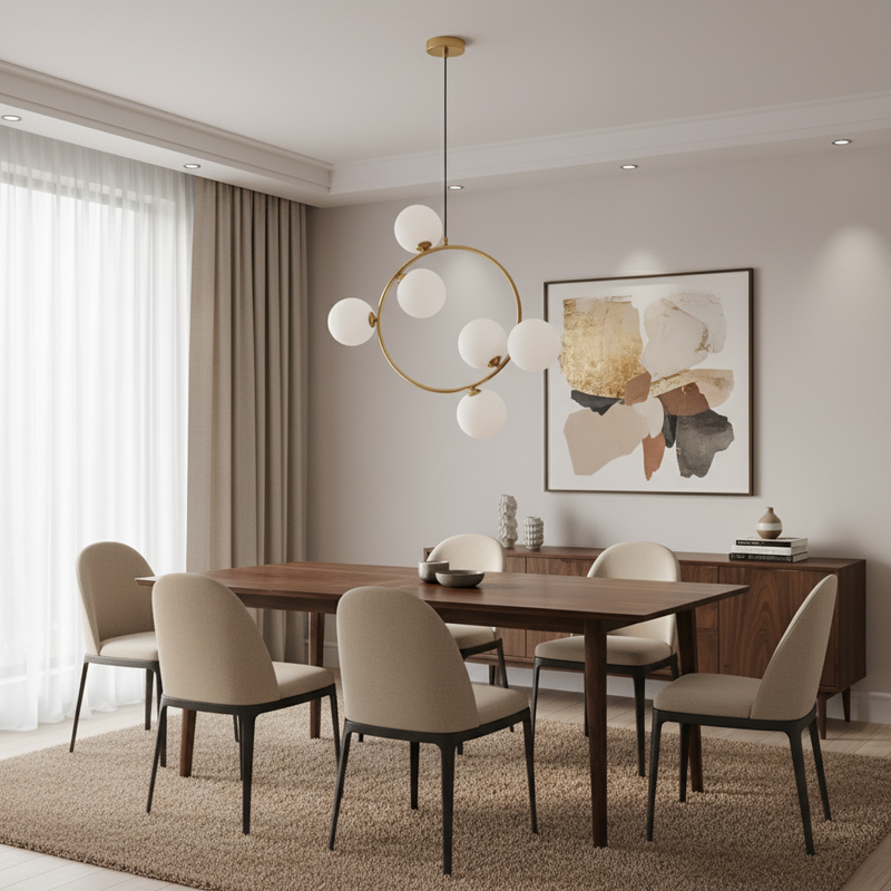 PENDANT LIGHT-PEN894/6 BRASS