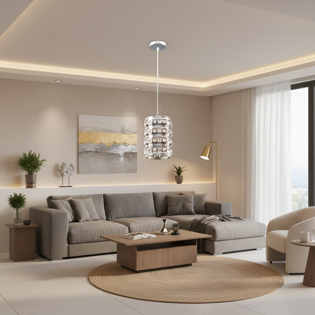 PENDANT LIGHT-PEN908 CHROME