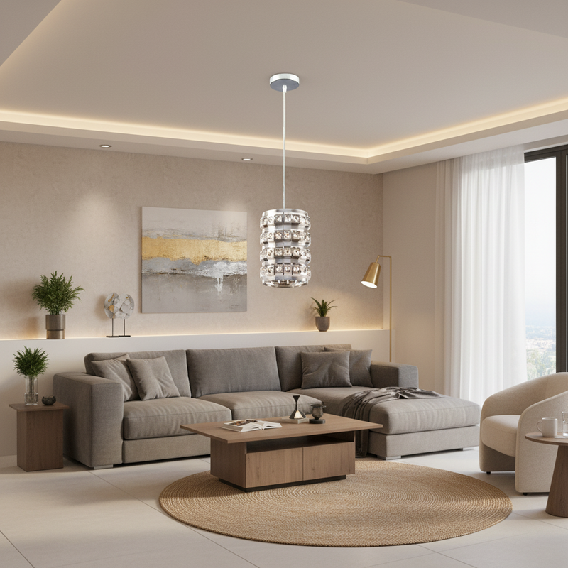 PENDANT LIGHT-PEN908 CHROME