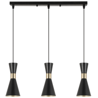 PENDANT LIGHT-PEN941/3 BLACK