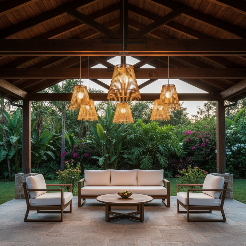 PENDANT LIGHT-PEN964 BAMBOO