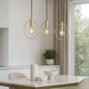 Manizales 3 LT Pendant Brushed Brass-P1347