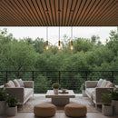 Manizales 3 LT Pendant Brushed Brass-P1347