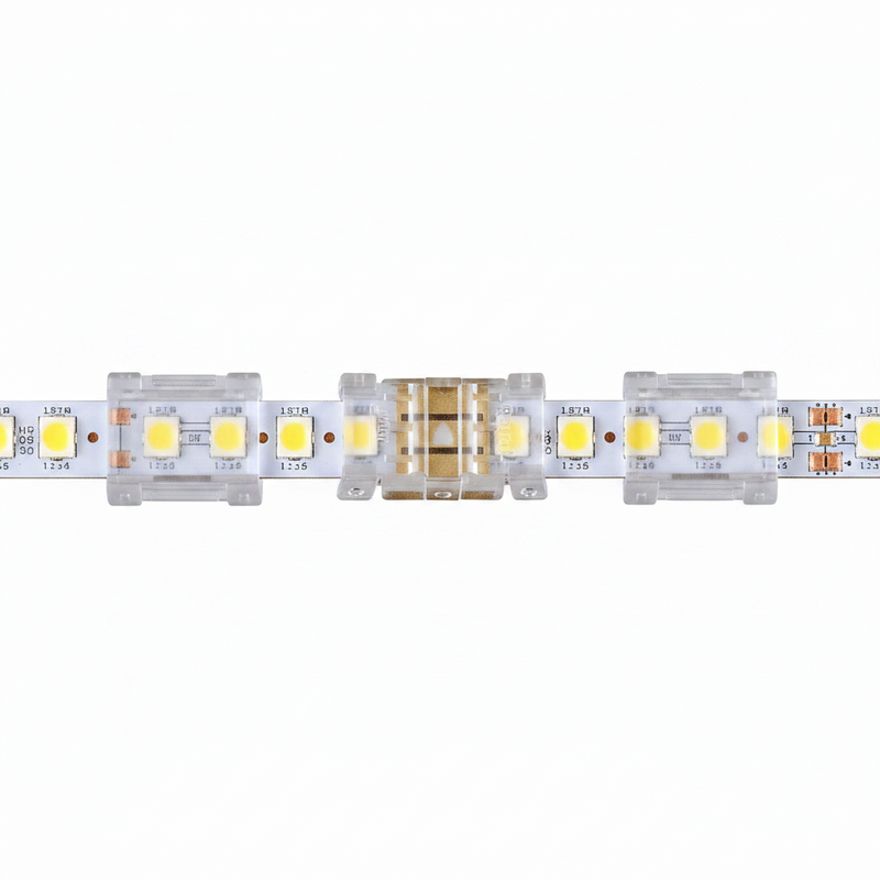 Fast straight Connector Strip to Strip for 8mm COB/SMD Strip