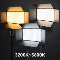 Pro LED 800 Portable Video & Photography Light Kit – Adjustable 3200K–6500K, 800 LED Bulbs, Tripod & Batteries Included-Types of Led colour temperatures-Mr Smart Lighting Company.