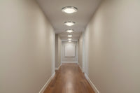 Radiant Lighting- Disc Milan Ceiling Light Satin Chrome R7s 1x150w-RC113.