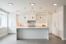 Radiant Lighting- Disc Milan Ceiling Light Satin Chrome R7s 1x150w-RC113.